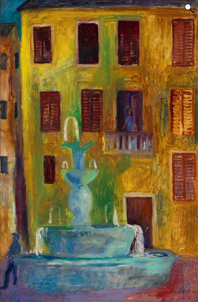 Böhm Lipót: Poldi Fontana Romana, 1947 (Fotó: Kálmán Makláry Fine Arts)