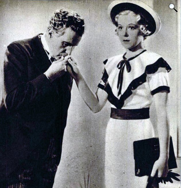 Budai cukrászda - Somlay Artúr és Perczel Zita, 1935 (Fotó: Színházi Élet/Wikimedia)