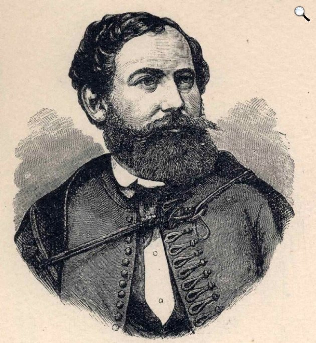 Vas Gereben (1923-1868) író, újságíró, jogász (Fotó: Magyar irodalom története/OSZK)