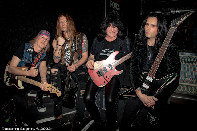 Electric Guitarlands - Michael Angelo Batio, Gus G, Rowan Robertson, Andy Martongelli, 2023 (Fotó: Roberto Scorta)
