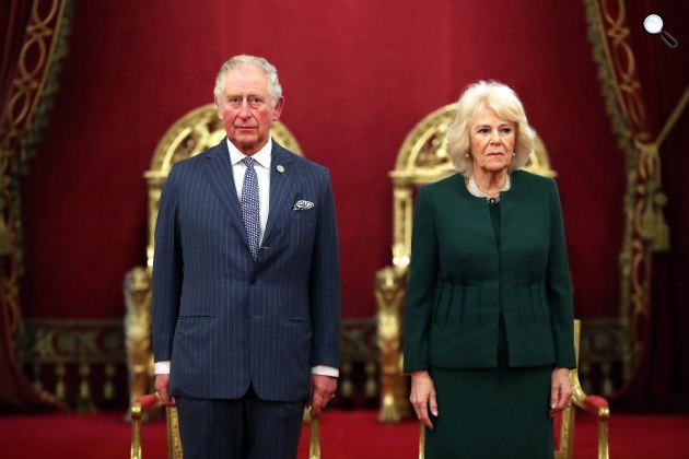 Károly herceg (Charles, Prince of Wales) brit trónörökös, későbbi III. Károly király és Kamilla hercegné, későbbi Kamilla királynő Mexikóbaban, 2014 (Fotó: PR)