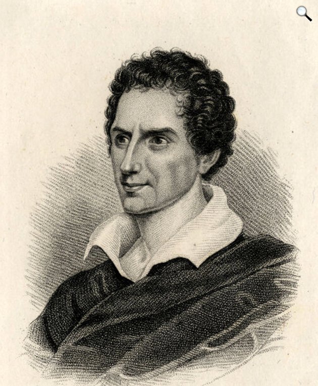 T. Wright: Edmund Kean (1789-1833) színész portréja (Fotó: University of Illinois Urbana-Champaign University Library)