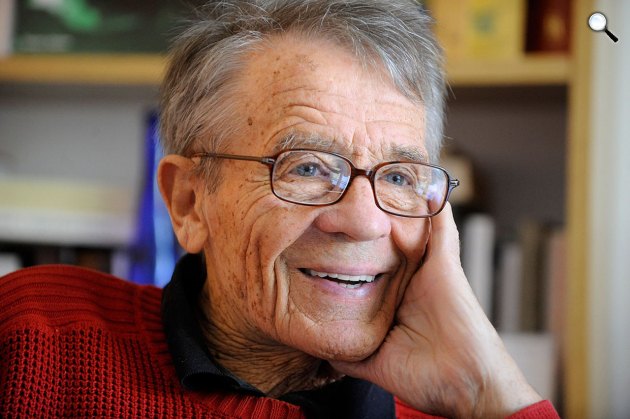 Hankiss Elemér (1928-2015) Széchenyi-díjas magyar szociológus, filozófus, értékkutató, irodalomtörténész.(Fotó: Reviczky Zsolt/MTA BTK)