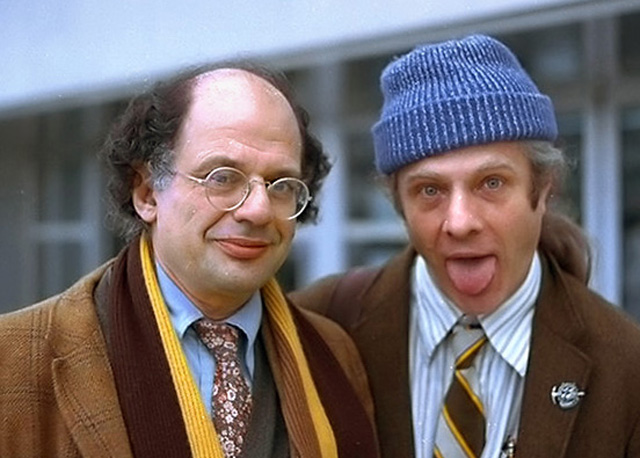 Allen Ginsberg író, költő és partnere, Peter Orlovsky, Frankfurt, 1978 (Fotó: Herbert Rusche)