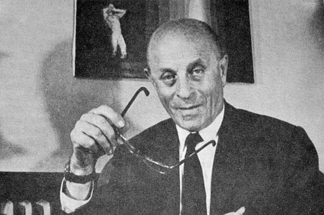 Bíró László József (1899-1985) spanyolul Ladislao José Biro magyar újságíró, festőművész, a golyóstoll feltalálója (Fotó: Victor Sueiro/Wikimedia)