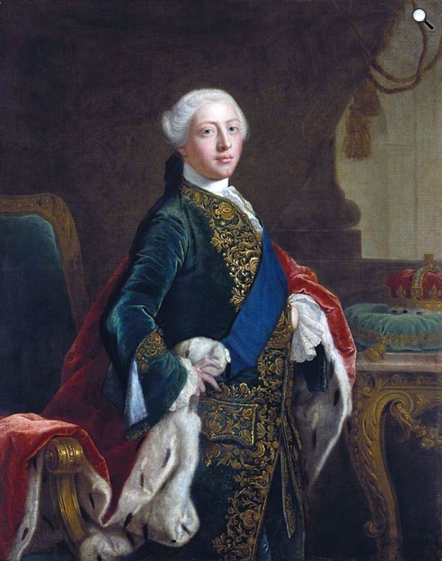 Joshua Reynolds: III. György (1738-1820) Nagy-Britannia és Írország királya, wales-i hercegként, 1759 (Fotó: Wikimedia/Royal Collection Object)