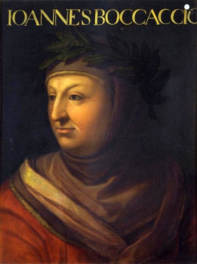 Cristofano dell'Altissimo: Giovanni Boccaccio portréja, 1568 (Fotó: Uffizi Galéria/Wikimedia)