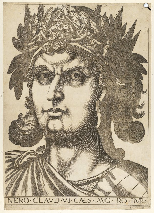 Raffaello Schiaminossi: Nero ( i. sz. 37-i. sz. 68) császár, a Iulius–Claudius-dinasztia utolsó római császára (Fotó: MET/Wikimedia)