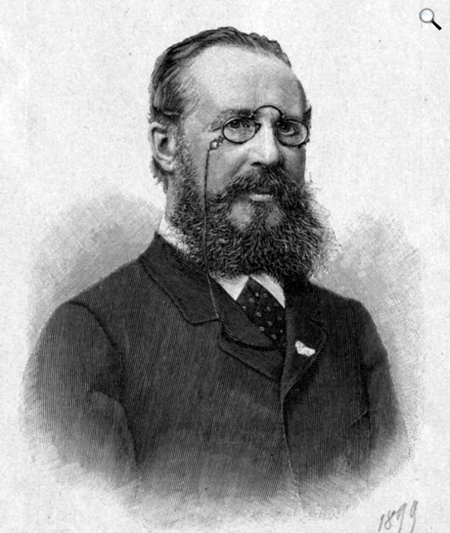 Széll Kálmán (1843-1915) politikus, pénzügyminiszter, majd belügyminiszter, 1899 (Fotó: Wikimedia)