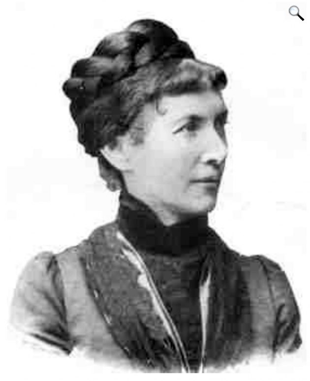 Vörösmarty Ilona (1846-1910) Vörösmarty Mihály lánya, Széll Kálmán felesége, 1880 (Fotó: Emlékeim c. kötet/Pallas/OSZK)