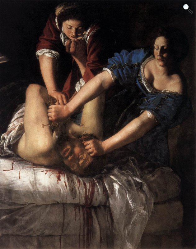 Artemisia Gentileschi: Judit lefejezi Holofernészt, 1617 (Fotó: Museo Capodimonte/Wikimedia)