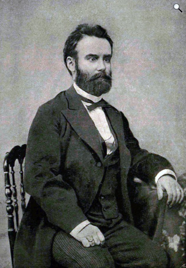 Pauler Gyula (1841-1903) jogász, levéltáros, történész és író (Fotó: Vasárnapi Ujság/OSZK)