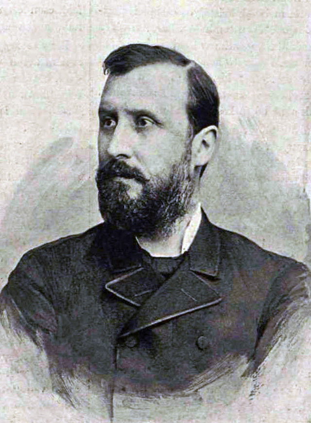 Eötvös Loránd (1848-1919) fizikus, politikus, akadémikus portréja (Fotó: Ellinger Ede/OSZK)