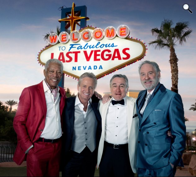 Last Vegas - Morgan Freeman, Michael Douglas, Robert De Niro, Kevin Kline, 2013 (Fotó: Pro Video Film & Distribution)