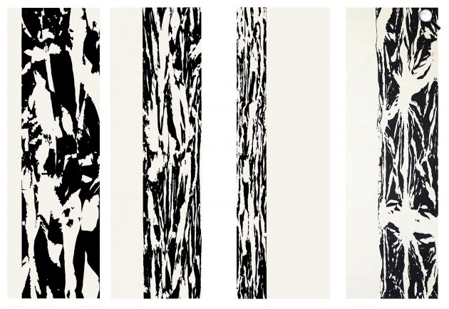 Hantaï Simon: Cím nélkül I-IV., 1981–97, (Fotó: Budapest Contemporary)