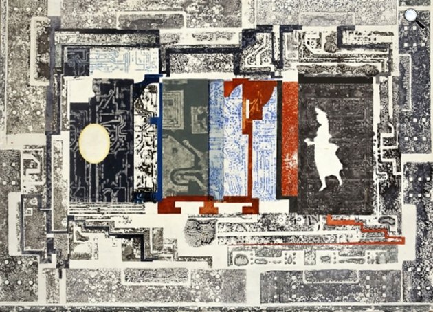Ország Lili: Labirintus (Flóra alakkal), 1974-1978 (Fotó: Virág Judit Galéria)