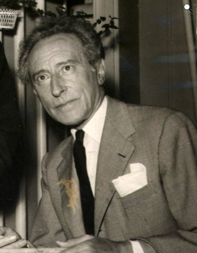 Jean Cocteau (1889-1963) - francia költő, író, dramaturg, tervező, drámaíró, művész és filmkészítő, fotórészlet (Fotó: Köztulajdon/Brazilian National Archives/Arquivo Nacional Collection)
