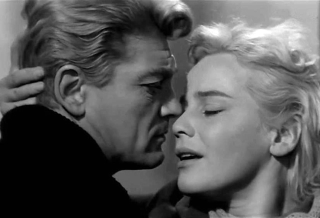 Luchino Viscont: Fehér éjszakák: Jean Marais és Maria Schell, 1957 (Fotó: Wikimedia)