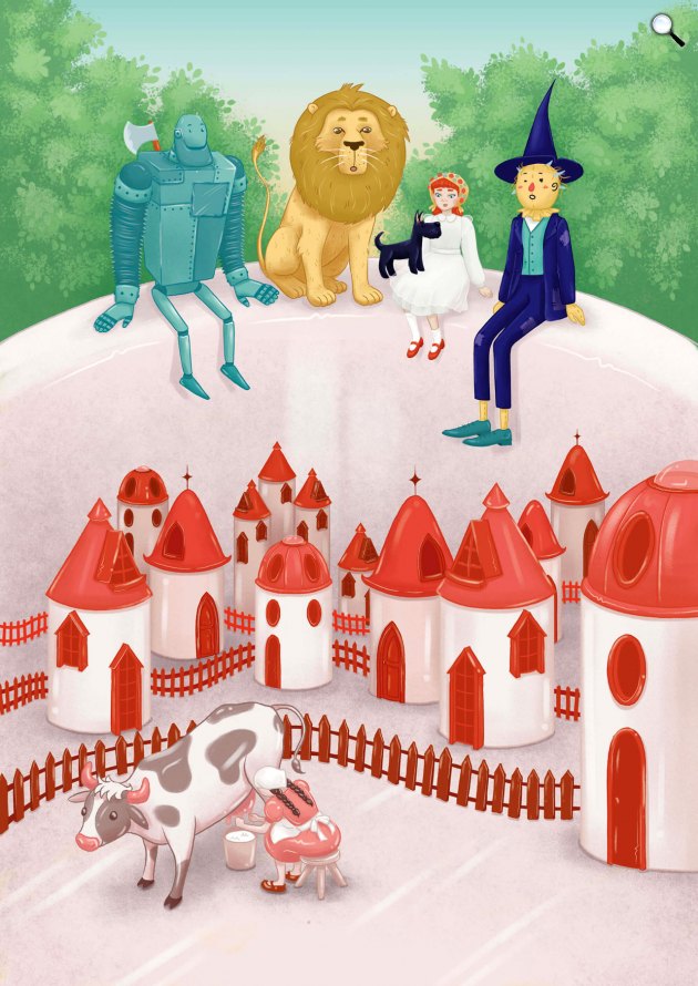 L. Frank Baum: Óz, a csodák csodája - illusztráció