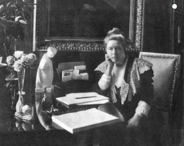 Selma Lagerlöf (1858-1940) Nobel-díjas svéd írónő, 1910 (Fotó: Wikimédia)