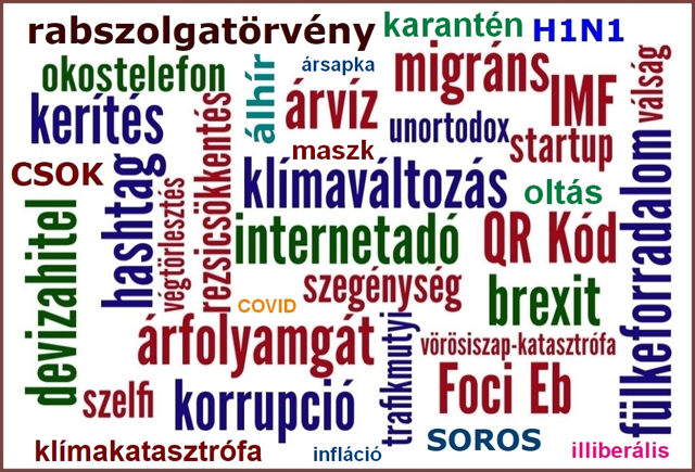 Korábbi évek szavai (Fotó: TINTA Kiadó)