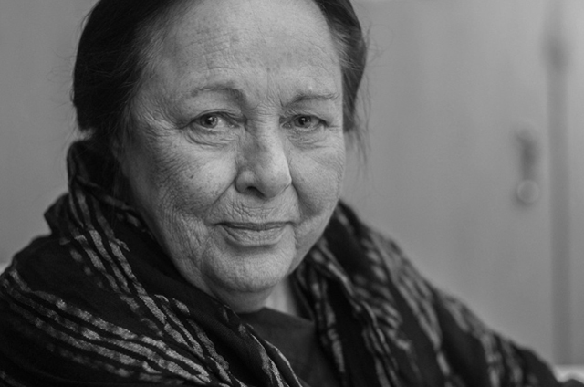 Csomós Mari (1943-2023) Kossuth- és Jászai Mari-díjas színművésznő, 2017 (Fotó: MTI/Kallos Bea)