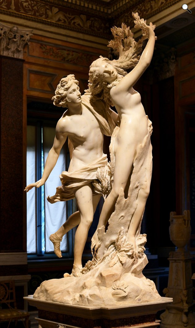 Gian Lorenzo Bernini: Apollo és Daphne, c. 1622 (Fotó: Galleria Borghese/Wikimedia)