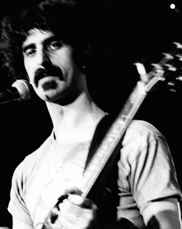 Frank Zappa (1940-1993) amerikai zeneszerző, gitáros, producer és filmrendező (Fotó: Jay L. Handler/Wikimedia)