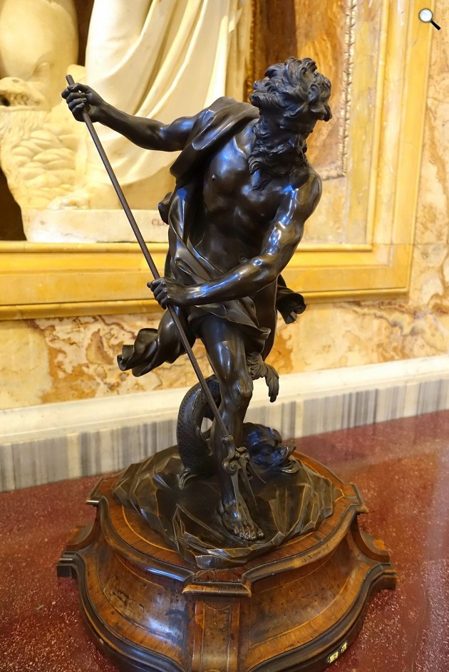 Gian Lorenzo Bernini: Neptunusz és Delfin, c. 1622 (Fotó: Galleria Borghese/Wikimedia)