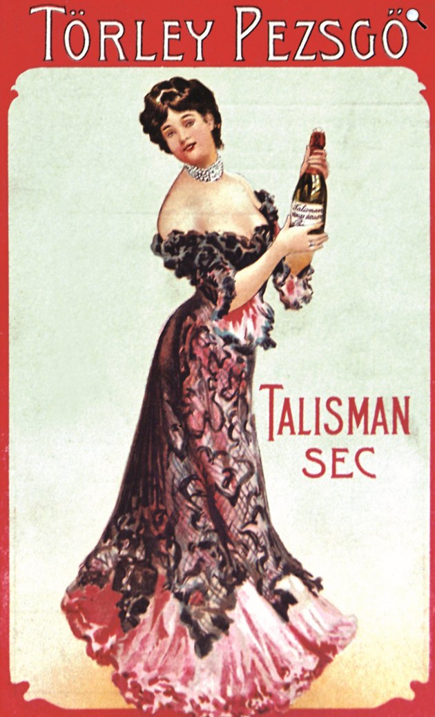 Hölgyválasz a pezsgők világában - Törley Talisman Sec plakát (Fotó: Törley Pezsgőpincészet)