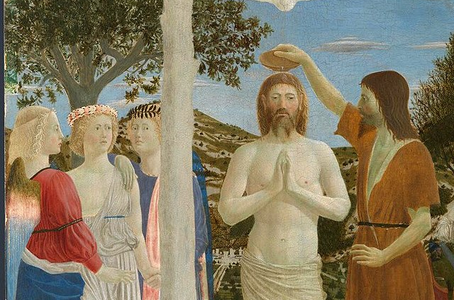 Piero della Francesca: Vízkereszt, 1448-1450 k. (Fotó: National Gallery/Wikimedia)