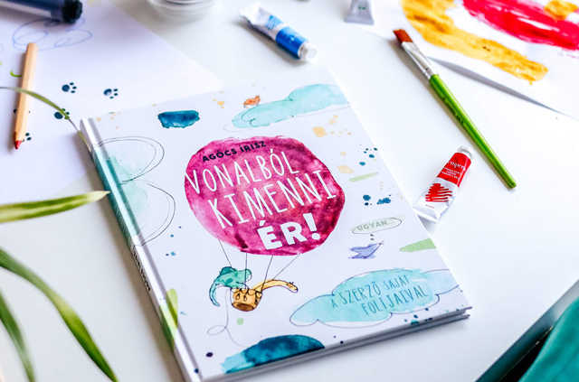 Agócs Írisz: Vonalból kimenni ér! (Fotó: Bookline)