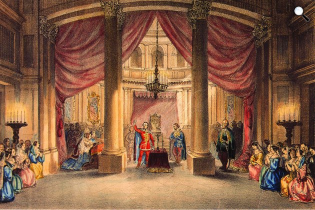 Erkel Ferenc: Hunyadi László ősbemutatója, 1847 (Fotó: Wikipedia/Walzel Ágost Frigyes, litográfia)