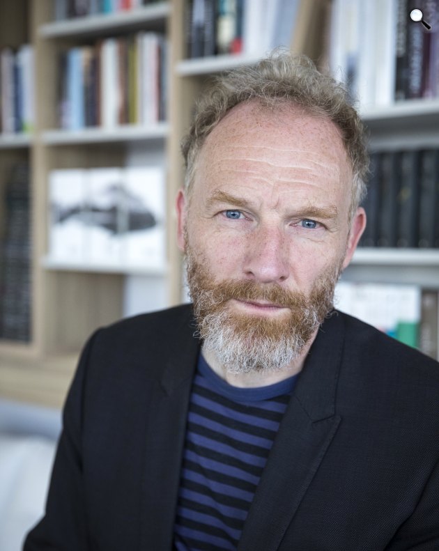 Jón Kalman Stefánsson izlandi költő, író (Fotó: Németh Dániel/Jelenkor Kiadó)