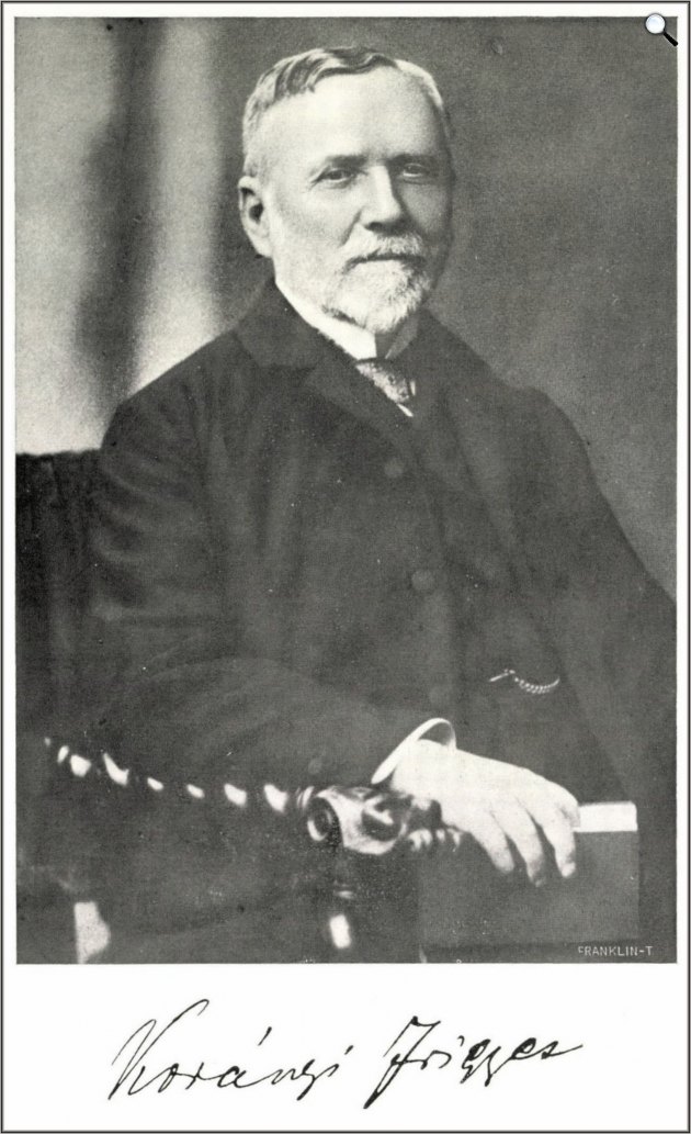 Korányi Frigyes (1828-1913) a márciusi ifjak egyike, belgyógyász (Fotó: MTA emlékbeszédek/Franklin Tárulat)