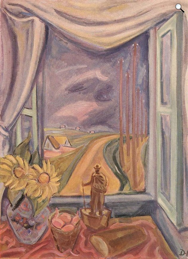 Dési Huber István: Vándor az ablakban (Fotó: MNG)