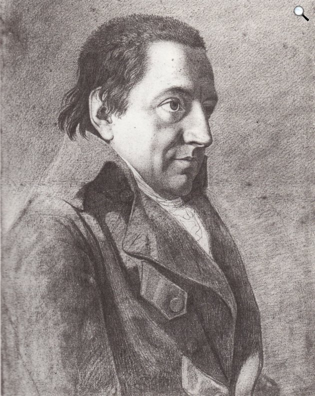 Friedrich Bury: Johann Gottlieb Fichte (1762-1814) filozófus, a német idealizmus megalapozója, 1814 (Fotó: Klaus Günzel: Die deutschen Romantiker/Wikimedia)