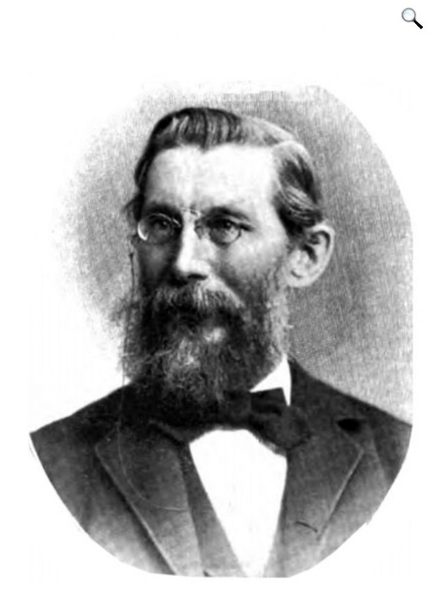 Lewis Edison Waterman (1836-1901) amerikai feltaláló, a töltőtoll feltalálója, 1899 (Fotó: Wikimedia)