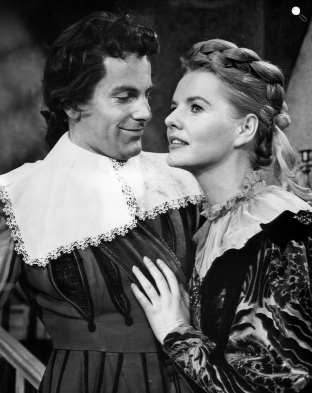 Három testőr - Maximilian Schell és Patricia Cutts.1960 (Fotó: CBS televízió/Wikimedia)