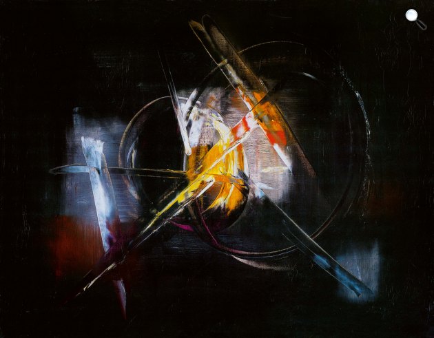 Reigl Judit: Fekete Robbanás (Fotó: Art and Antique Budapest)