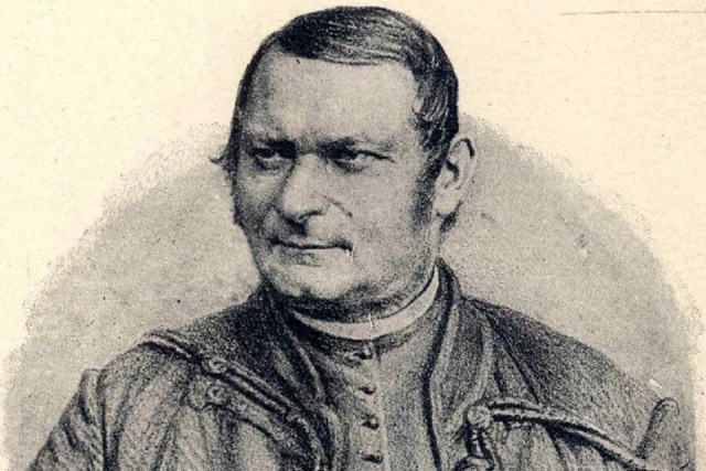 Rómer Flóris (1815-1889) bencés szerzetes, régész, művészettörténész, festőművész (Fotó: Vasárnapi Ujság/OSZK)
