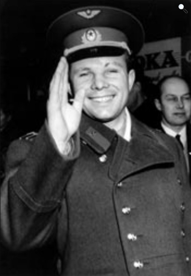 Jurij Gagarin (1934-1968) szovjet űrhajós svédországi malmői látogatásakor, 1964 (Fotó: Sydsvenskan/Wikimedia)