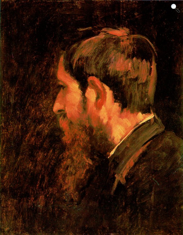 Munkácsy Mihály: Paál László (1846-1879) portréja, 1877 (Fotó: Wikimedia)