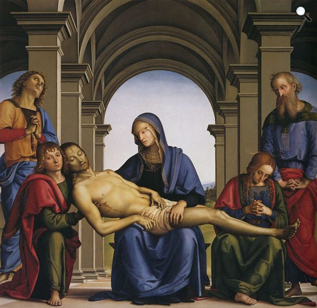 Pietro Perugino: Pieta, 14949-1495 (Fotó: Meisterwerke der Malerei/Wikimedia)
