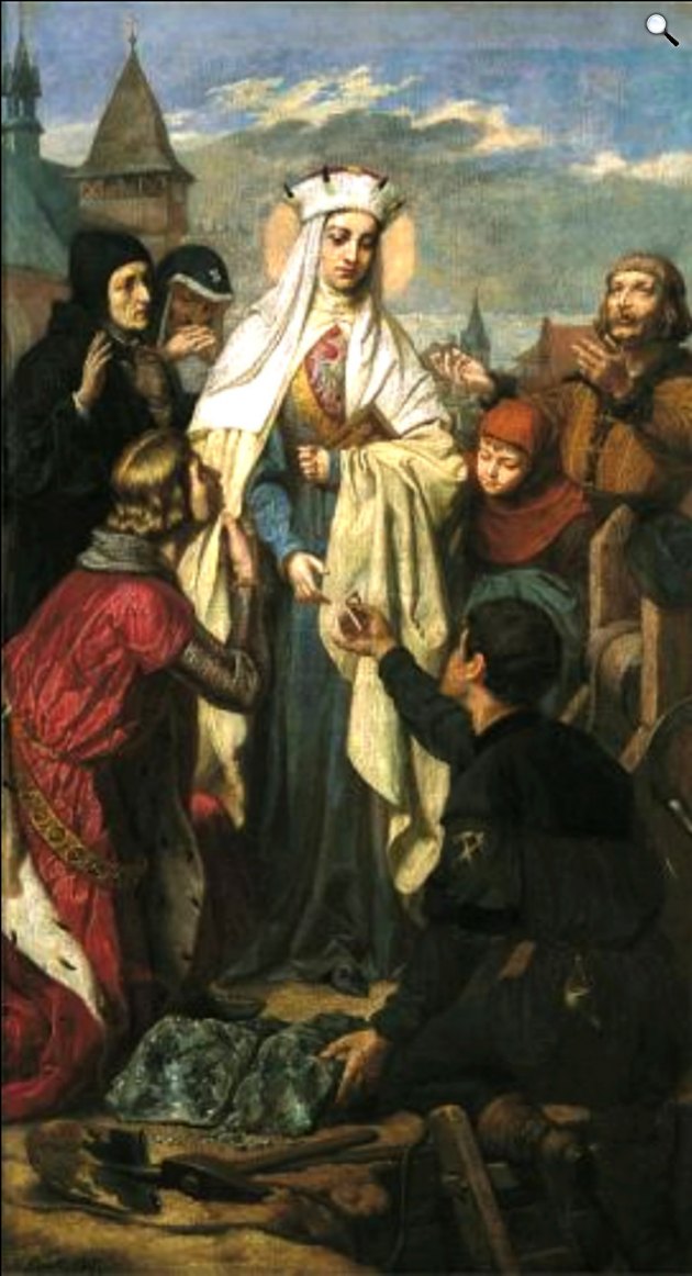 Florian Cynk: Árpád-házi Szent Kinga (1224-1292) Lengyelország és Litvánia egyik védőszentje (Fotó: culture.pl/Wikimedia)