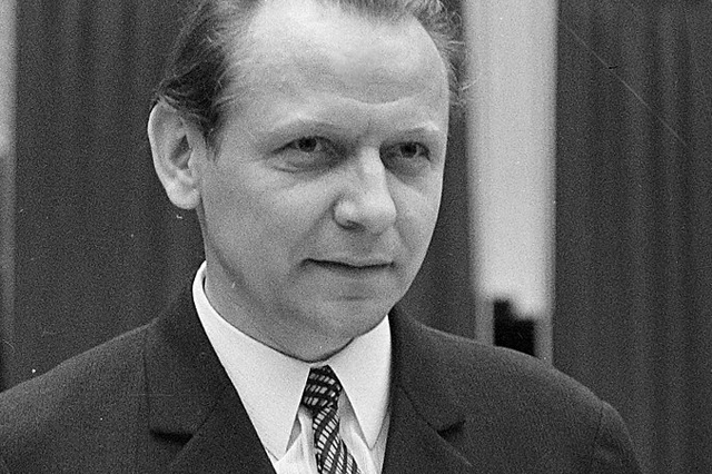 Váci Mihály (1924-1970) magyar költő, műfordító, 1968 (Fotó: Fortepan/Szalay Zoltán)