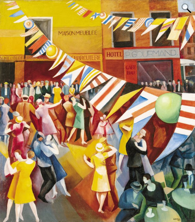 Gábor Jenő: Július 14. Párizsban, 1927 (Fotó: Virág Judit Galéria)