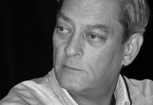 Paul Auster (1947-2024) amerikai regényíró, esszéíró, fordító, forgatókönyvíró és költő, BBF, 2010 (Fotó: Shankbone/Wikimedia)
