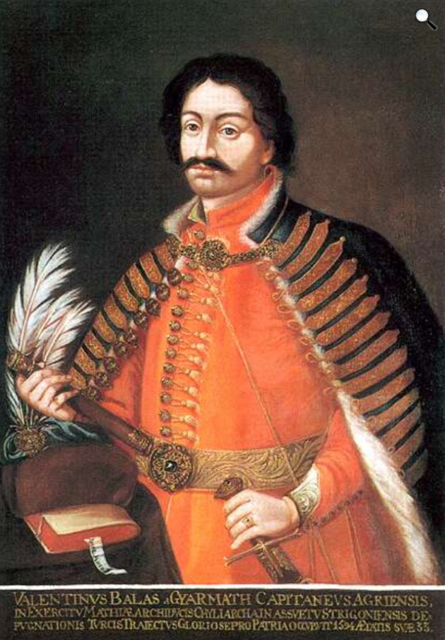 Balassi Bálint (1554-1594) költő, drámaíró, a magyar nyelvű reneszánsz költészet legnagyobb alakja (Fotó: Keresztény Múzeum/OSZK)