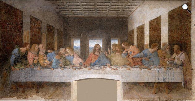 Leonardo da Vinci (1452-1519): Utolsó vacsora, 1495-1498 (Fotó: Santa Maria delle Grazie kolostor/Wikimedia)